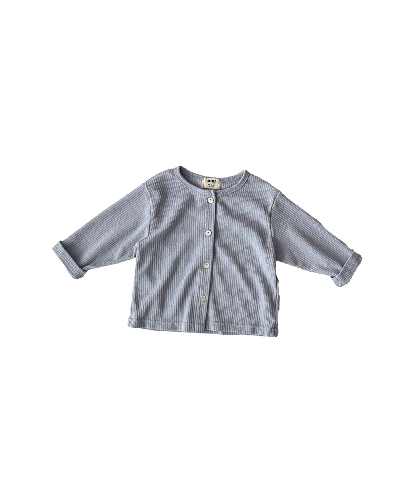 boys' trendy clothing including a ribbed cardigan in light blue