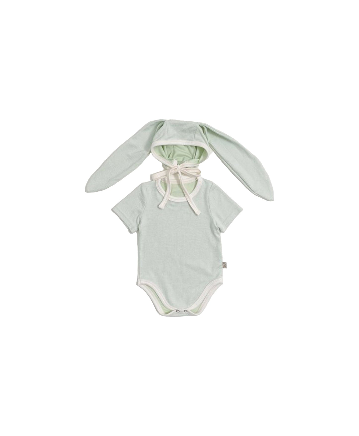 Best baby onesies in soft cotton with hat mint colored