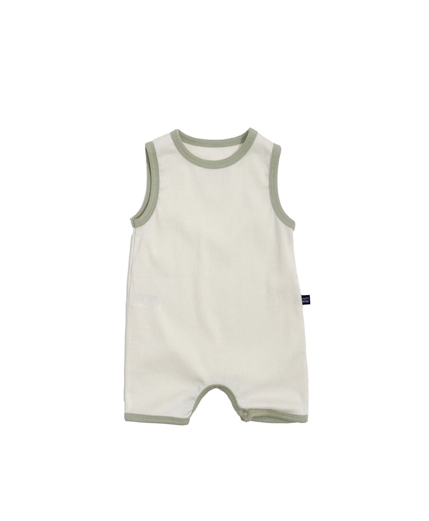 toddler and baby matching outfits with soft cotton fabric in green