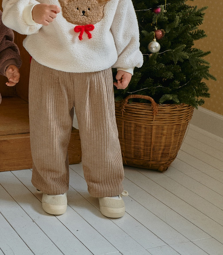 Winter Corduroy Baby Ribbed Pants