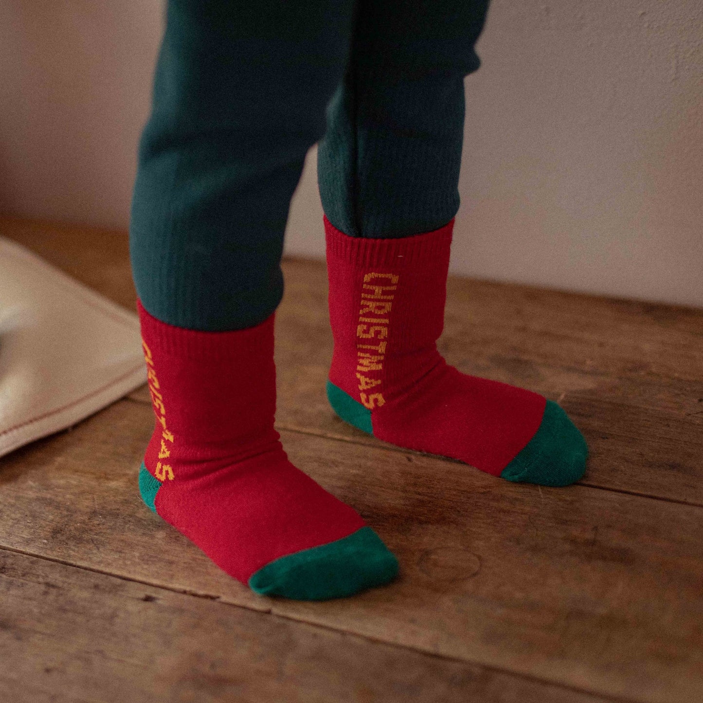 Ribbed Fleece-Lined Pants