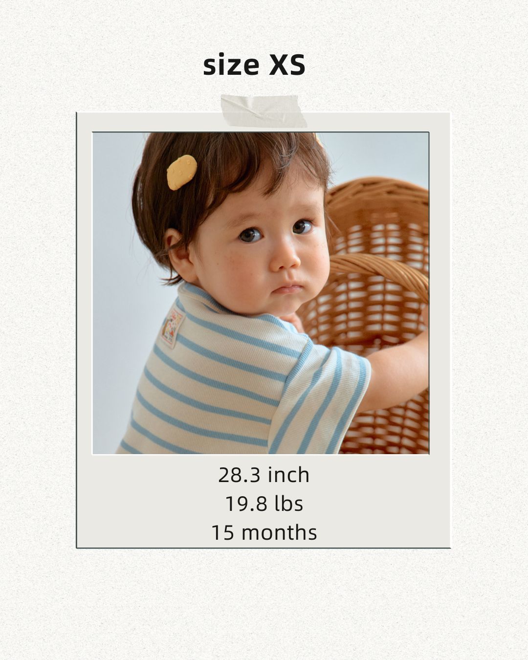 baby in cute toddler boy clothes sizing