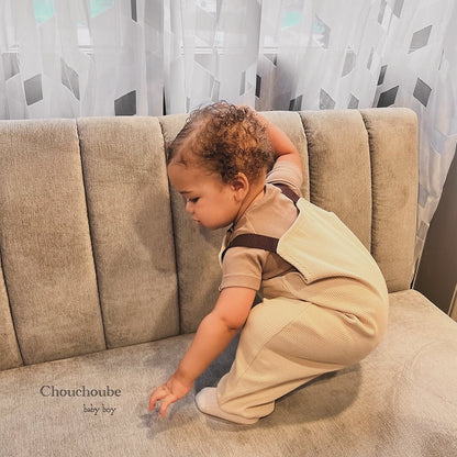 Baby Boy 100% Cotton Sleeveless Overall