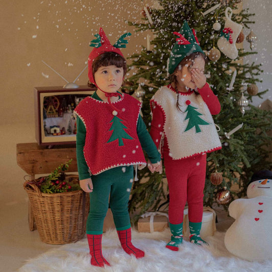 Christmas Tree Melo Baby Vest