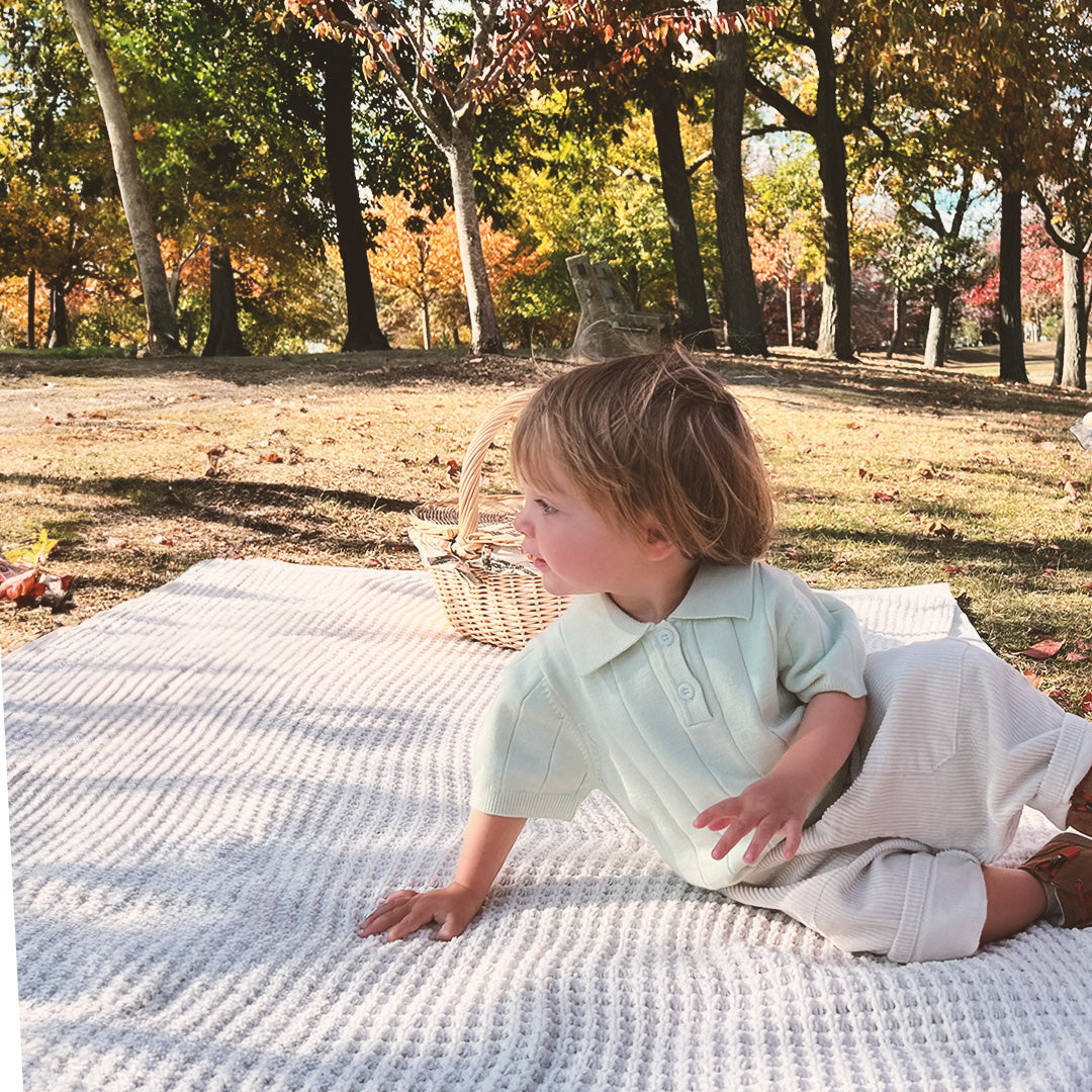 Baby Boy 100% Cotton Sweater Polo