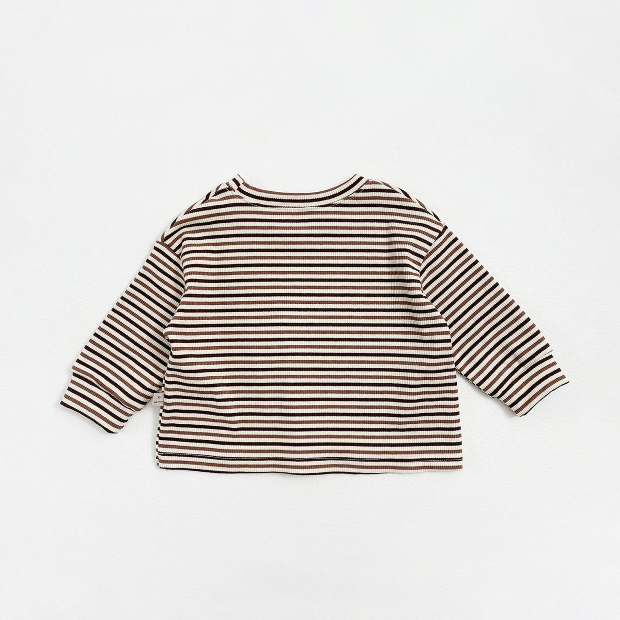 Striped long-sleeve shirt for baby and toddlers