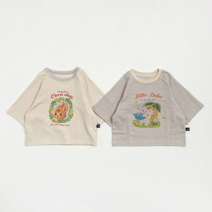 Two Toddler's t-shirts with animal designs