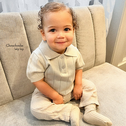 Baby Boy 100% Cotton Sweater Polo
