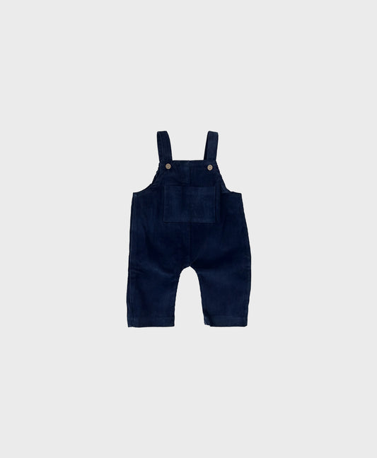 Navy baby corduroy pants featuring spacious front pockets for baby boy dedication clothes