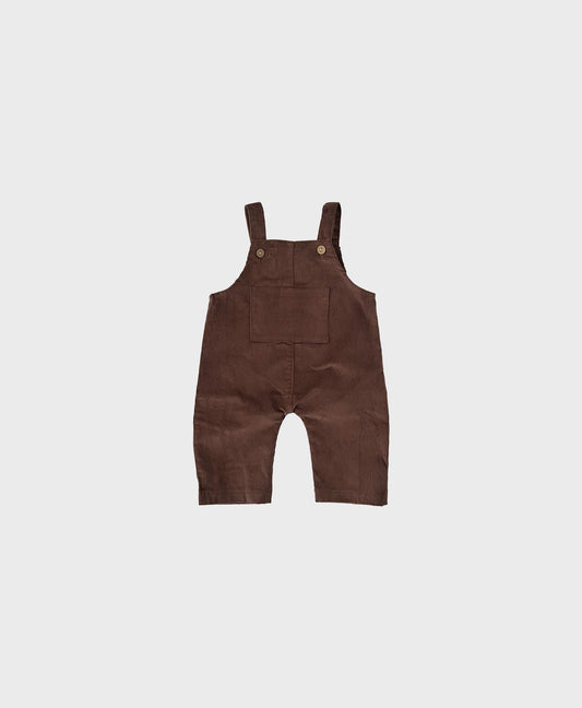 Brown baby corduroy pants featuring spacious front pockets for baby boy dedication clothes