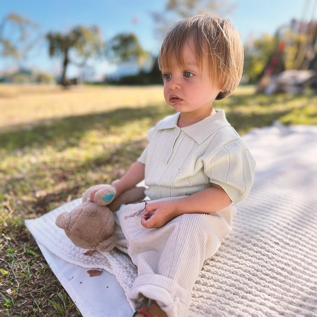 Baby Boy 100% Cotton Sweater Polo