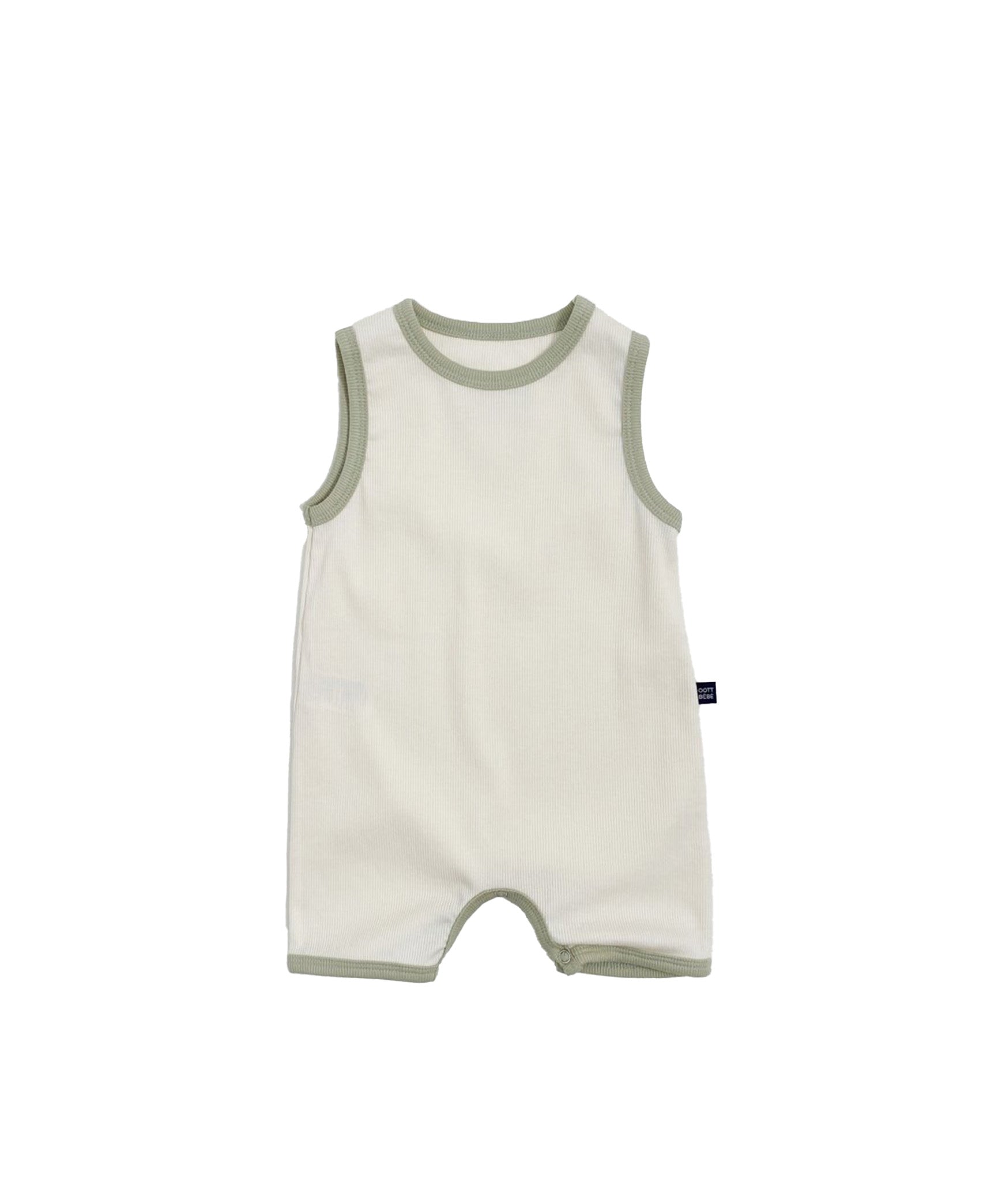 toddler and baby matching outfits with soft cotton fabric in green