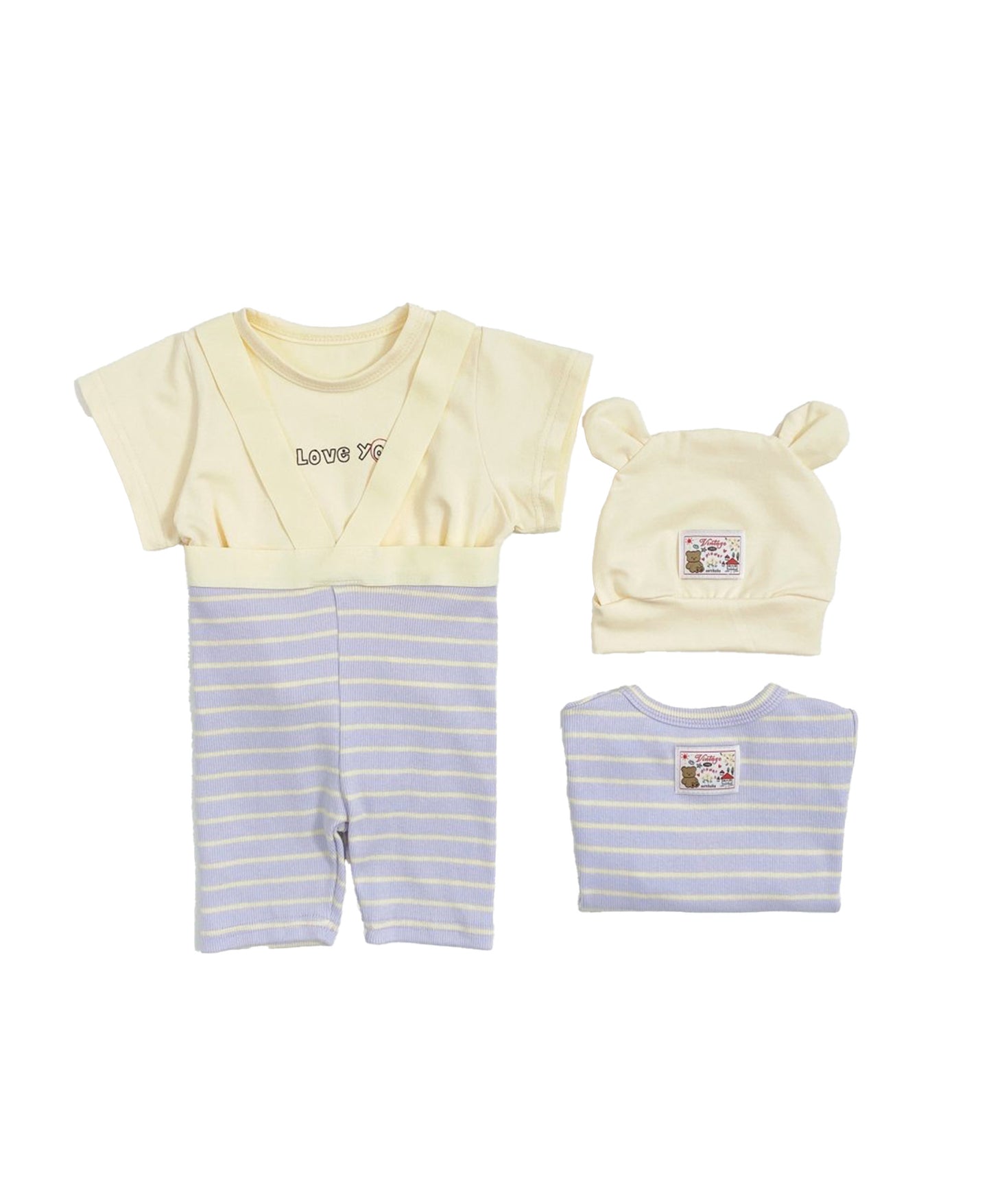 Boys boutique clothing set with hat